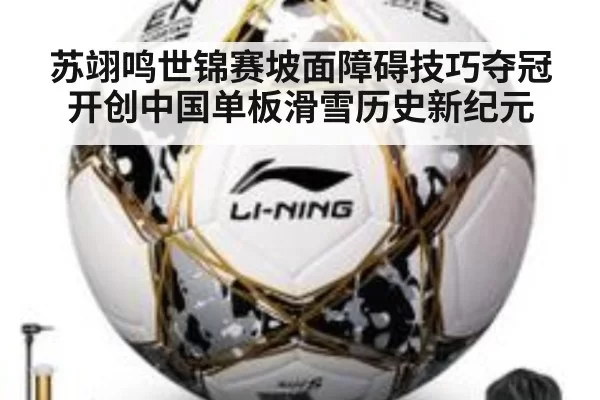 苏翊鸣世锦赛坡面障碍技巧夺冠开创中国单板滑雪历史新纪元